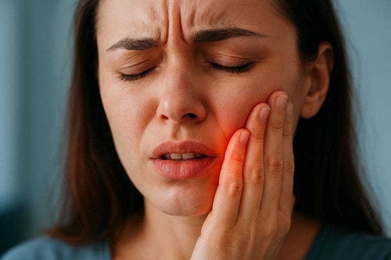 У женщины болит зуб под коронкой