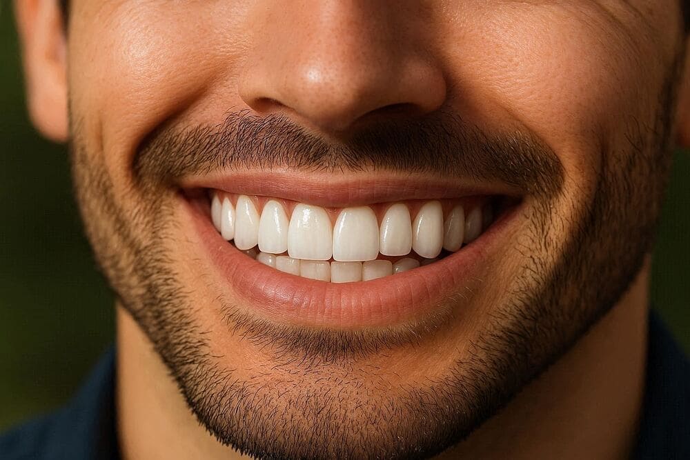 Композитные виниры на зубах